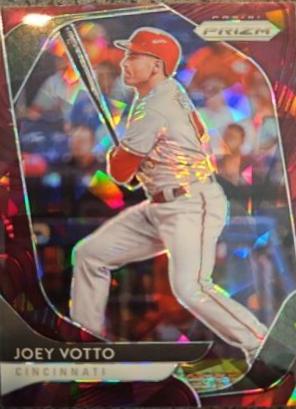 Joey Votto [Burgundy Cracked Ice Prizm] #33
