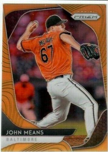 John Means [Neon Orange Prizm] #16