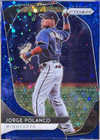 Jorge Polanco [Blue Donut Circles Prizm] #105