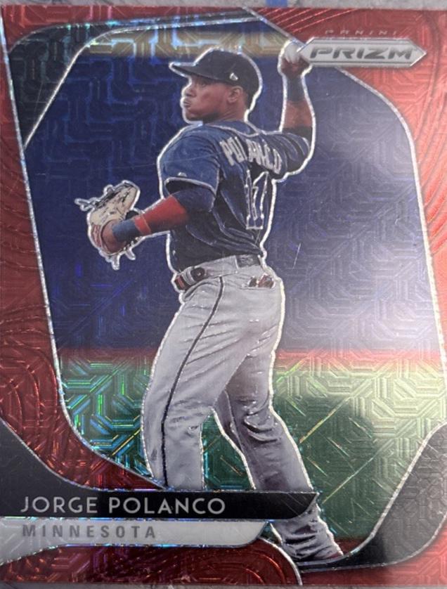 Jorge Polanco [Red Mojo Prizm] #105