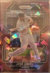 Jose Abreu [Burgundy Cracked Ice Prizm] #61
