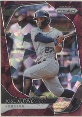 Jose Altuve [Burgundy Cracked Ice Prizm] #221