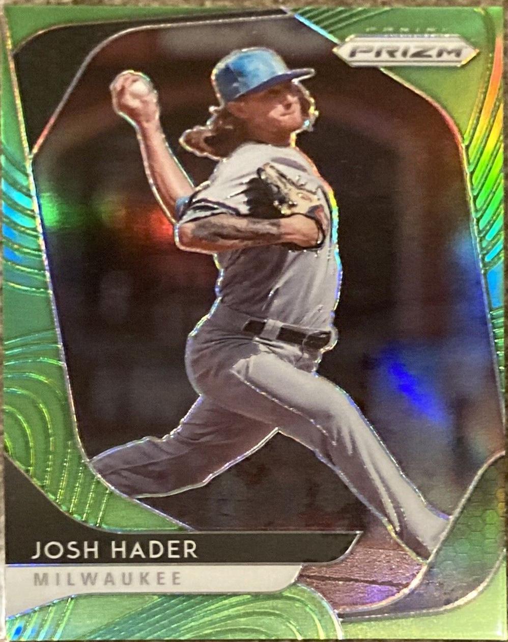 Josh Hader [Lime Green Prizm] #107