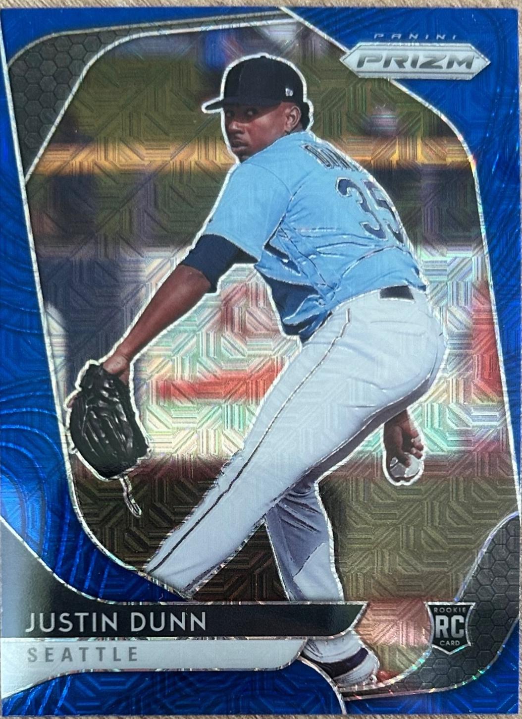Justin Dunn [Blue Mojo Prizm] #44