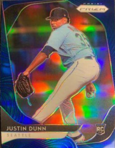 Justin Dunn [Blue Prizm] #44