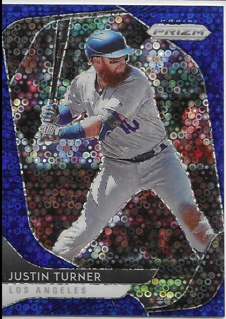 Justin Turner [Blue Donut Circles Prizm] #98