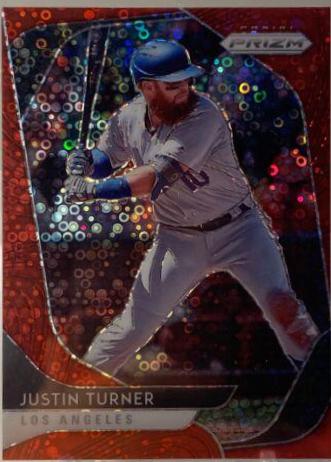 Justin Turner [Red Donut Circles Prizm] #98