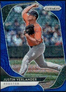Justin Verlander [Blue Mojo Prizm] #151