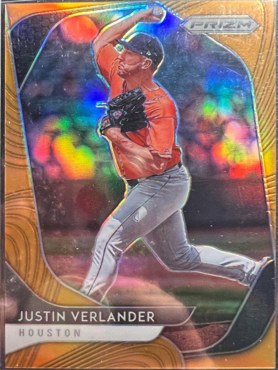 Justin Verlander [Neon Orange Prizm] #151