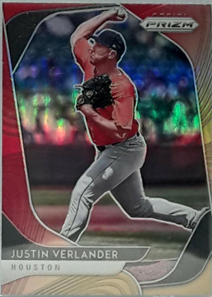 Justin Verlander [Red Orange Prizm] #151