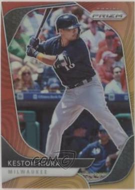Keston Hiura [Red Orange Prizm] #2