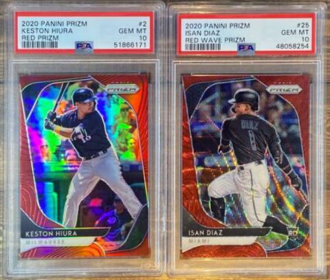 Keston Hiura [Red Wave Prizm] #2