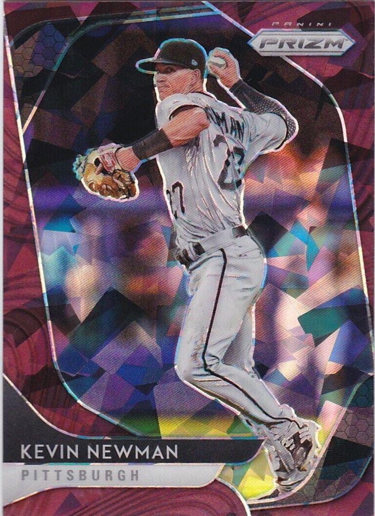 Kevin Newman [Burgundy Cracked Ice Prizm] #112