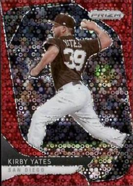 Kirby Yates [Red Donut Circles Prizm] #21
