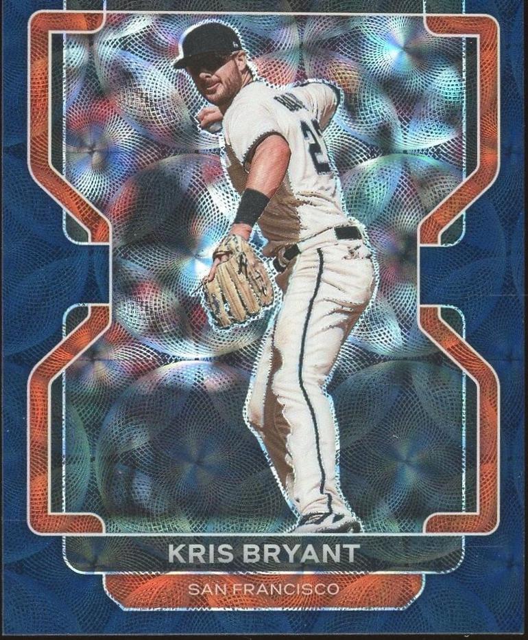 Kris Bryant [Navy Blue Kaleidoscope Prizm] #9