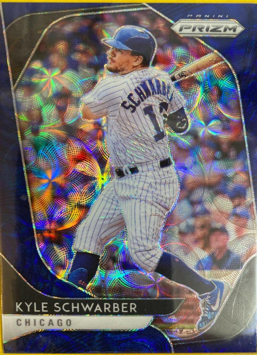 Kyle Schwarber [Navy Blue Kaleidoscope Prizm] #242