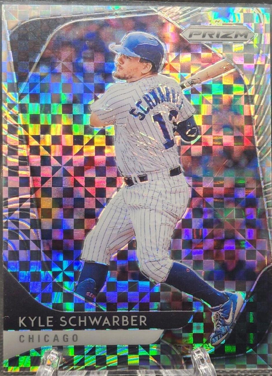Kyle Schwarber [Power Plaid Prizm] #242