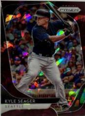 Kyle Seager [Burgundy Cracked Ice Prizm] #17