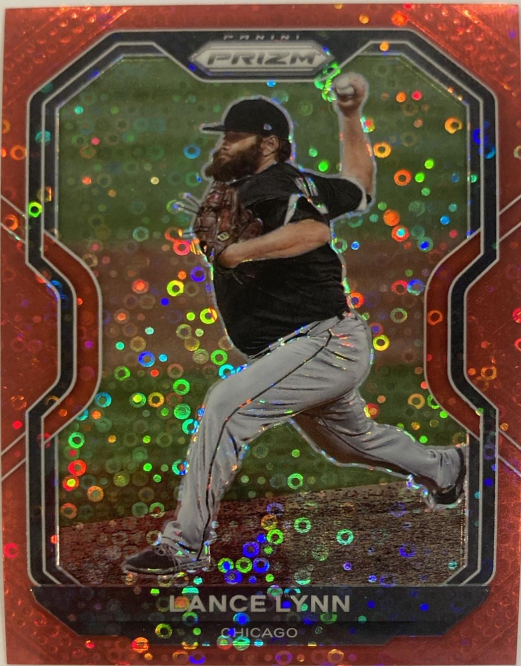 Lance Lynn [Red Donut Circles Prizm] #127