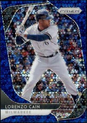 Lorenzo Cain [Blue Donut Circles Prizm] #32