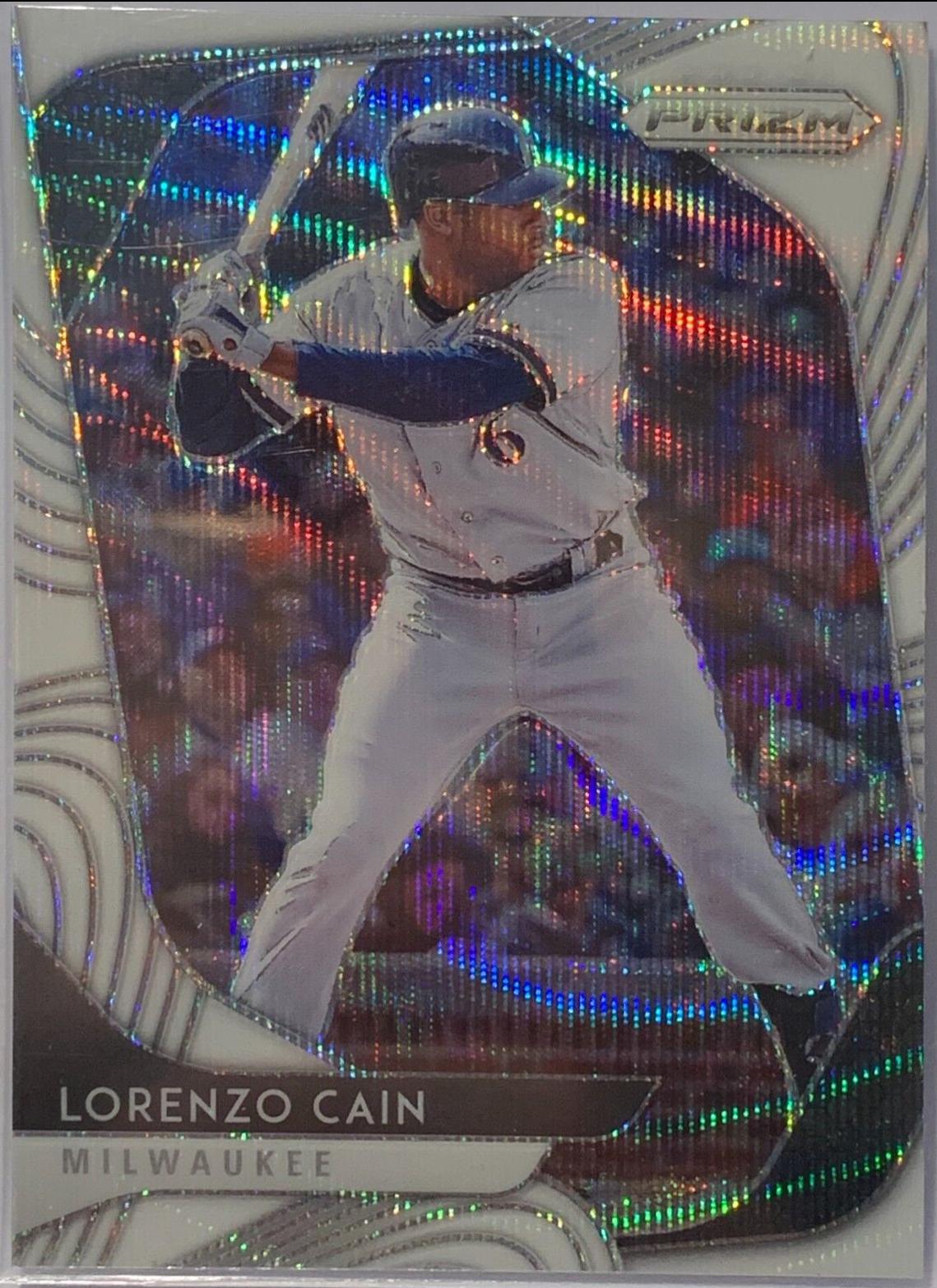 Lorenzo Cain [White Sparkle Prizm] #32