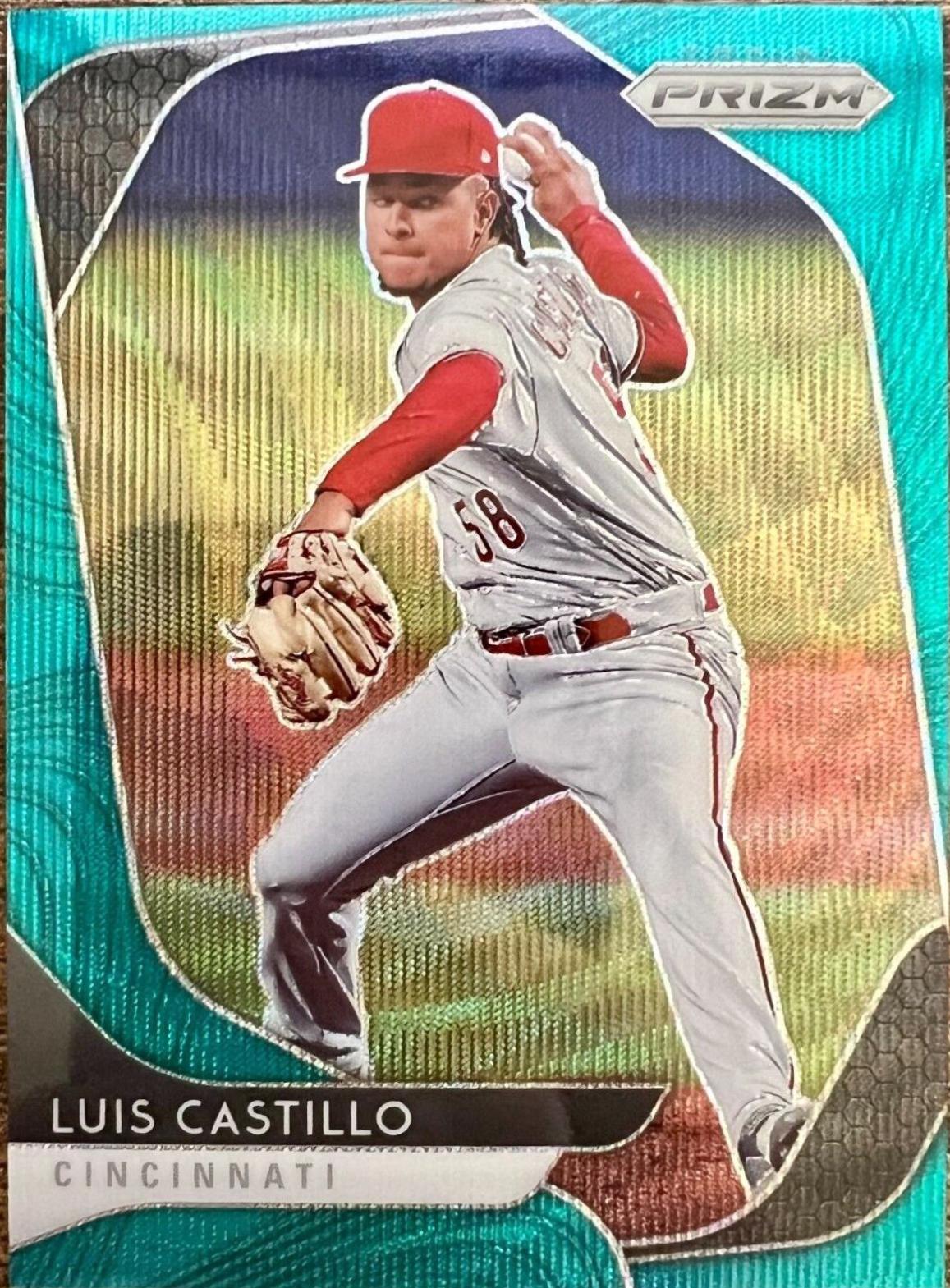 Luis Castillo [Teal Wave Prizm] #88