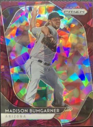 Madison Bumgarner [Burgundy Cracked Ice Prizm] #247