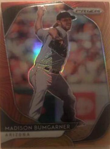 Madison Bumgarner [Red Orange Prizm] #247