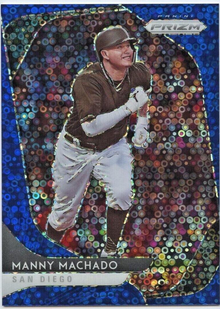 Manny Machado [Blue Donut Circles Prizm] #76