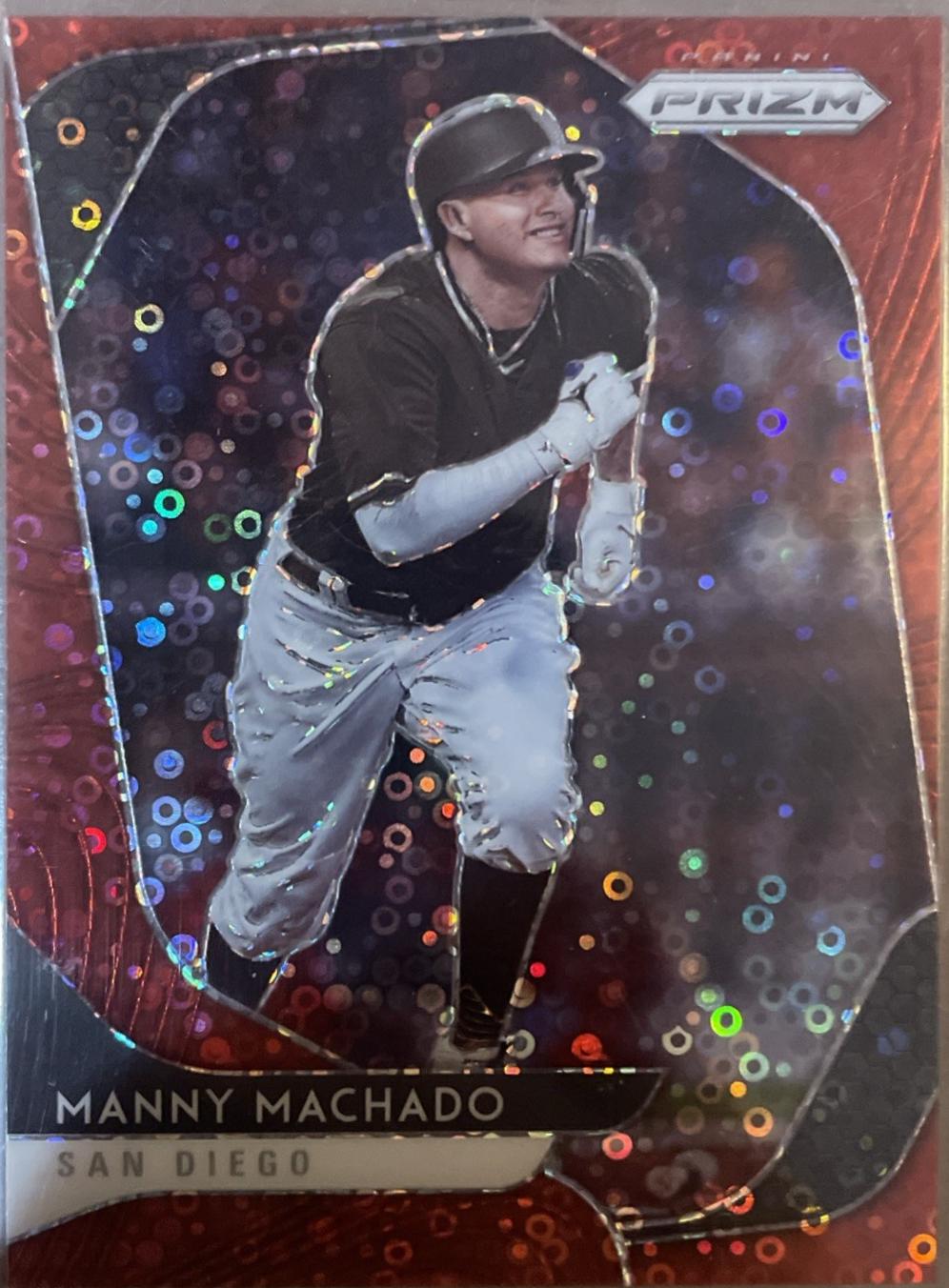 Manny Machado [Red Donut Circles Prizm] #76