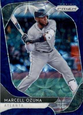 Marcell Ozuna [Navy Blue Kaleidoscope Prizm] #51