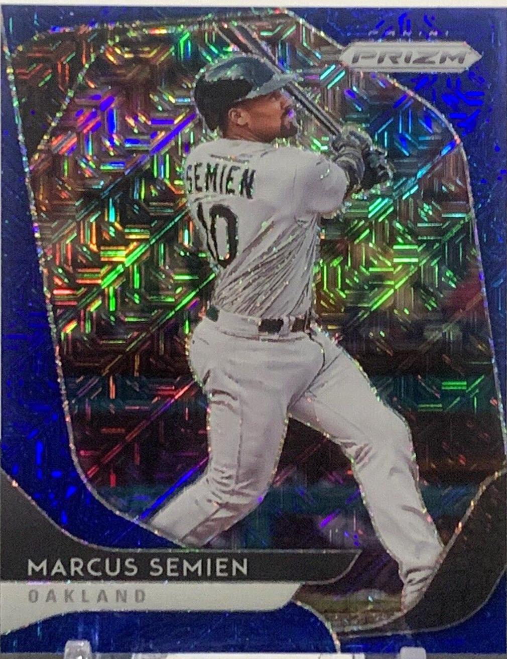 Marcus Semien [Blue Mojo Prizm] #123