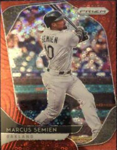 Marcus Semien [Red Donut Circles Prizm] #123