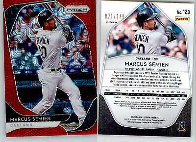Marcus Semien [Red Mojo Prizm] #123