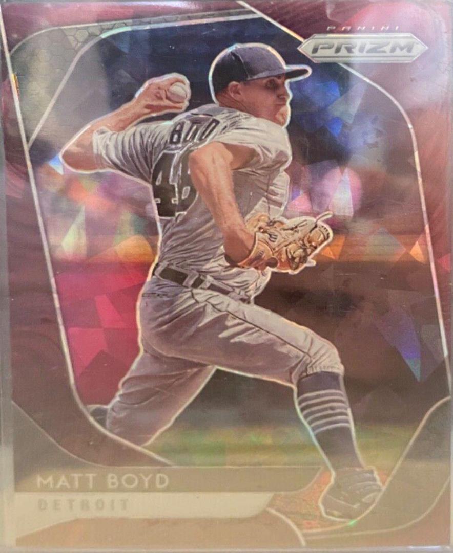 Matt Boyd [Burgundy Cracked Ice Prizm] #199