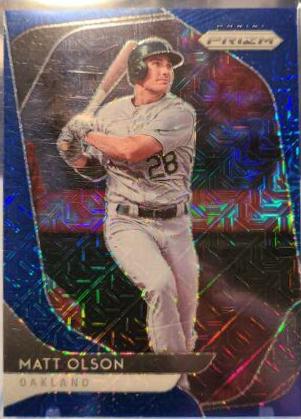 Matt Olson [Blue Mojo Prizm] #185