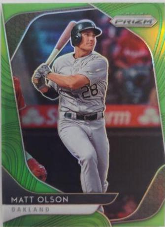 Matt Olson [Lime Green Prizm] #185