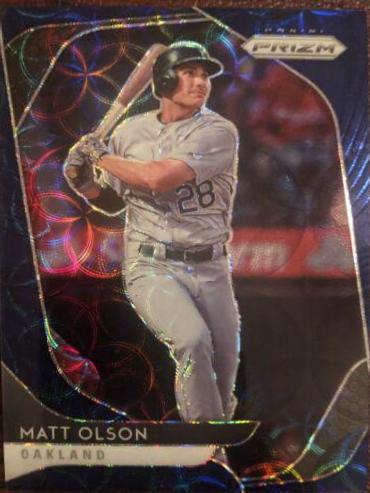 Matt Olson [Navy Blue Kaleidoscope Prizm] #185