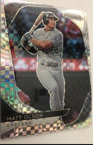 Matt Olson [Power Plaid Prizm] #185