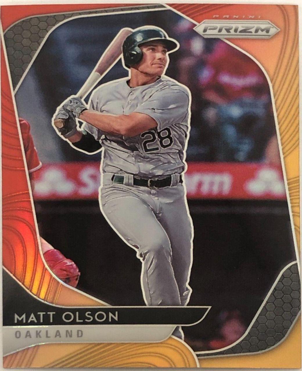 Matt Olson [Red Orange Prizm] #185