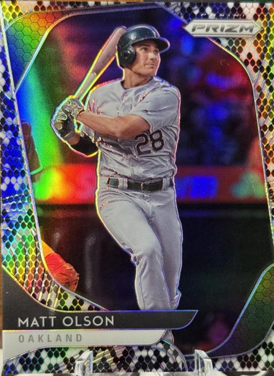 Matt Olson [Snake Skin Prizm] #185