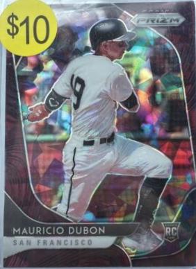 Mauricio Dubon [Burgundy Cracked Ice Prizm] #155