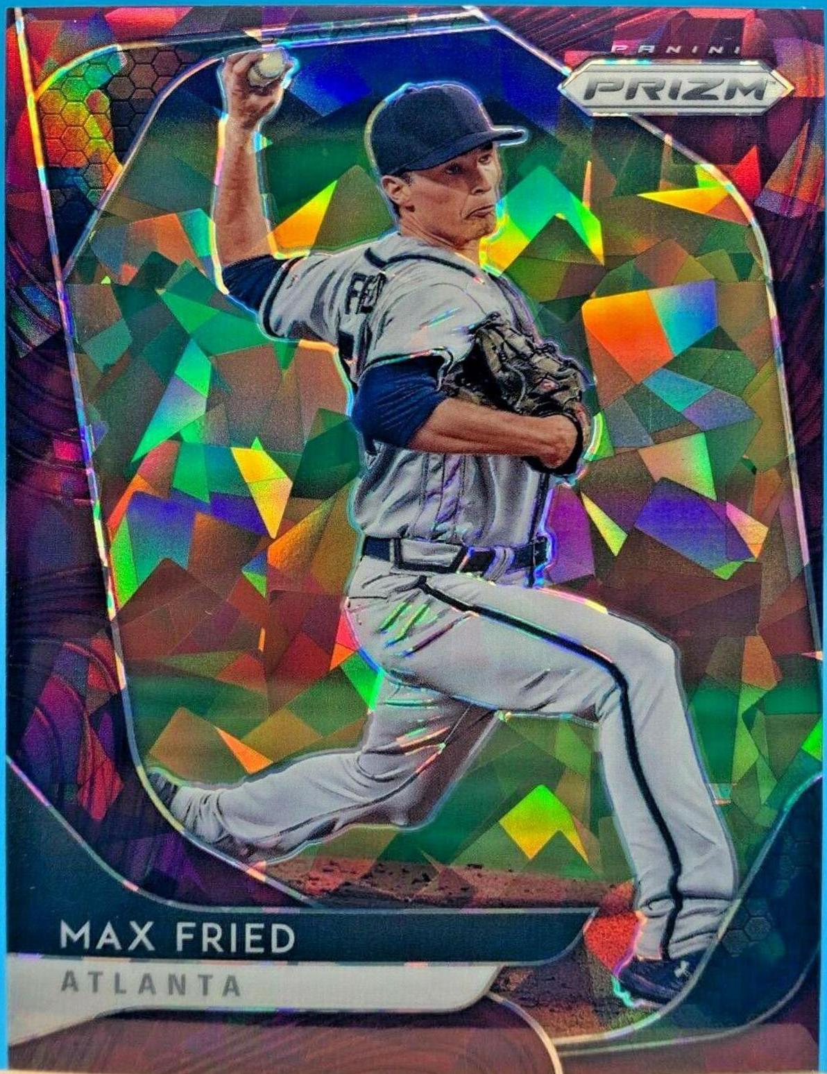 Max Fried [Burgundy Cracked Ice Prizm] #119