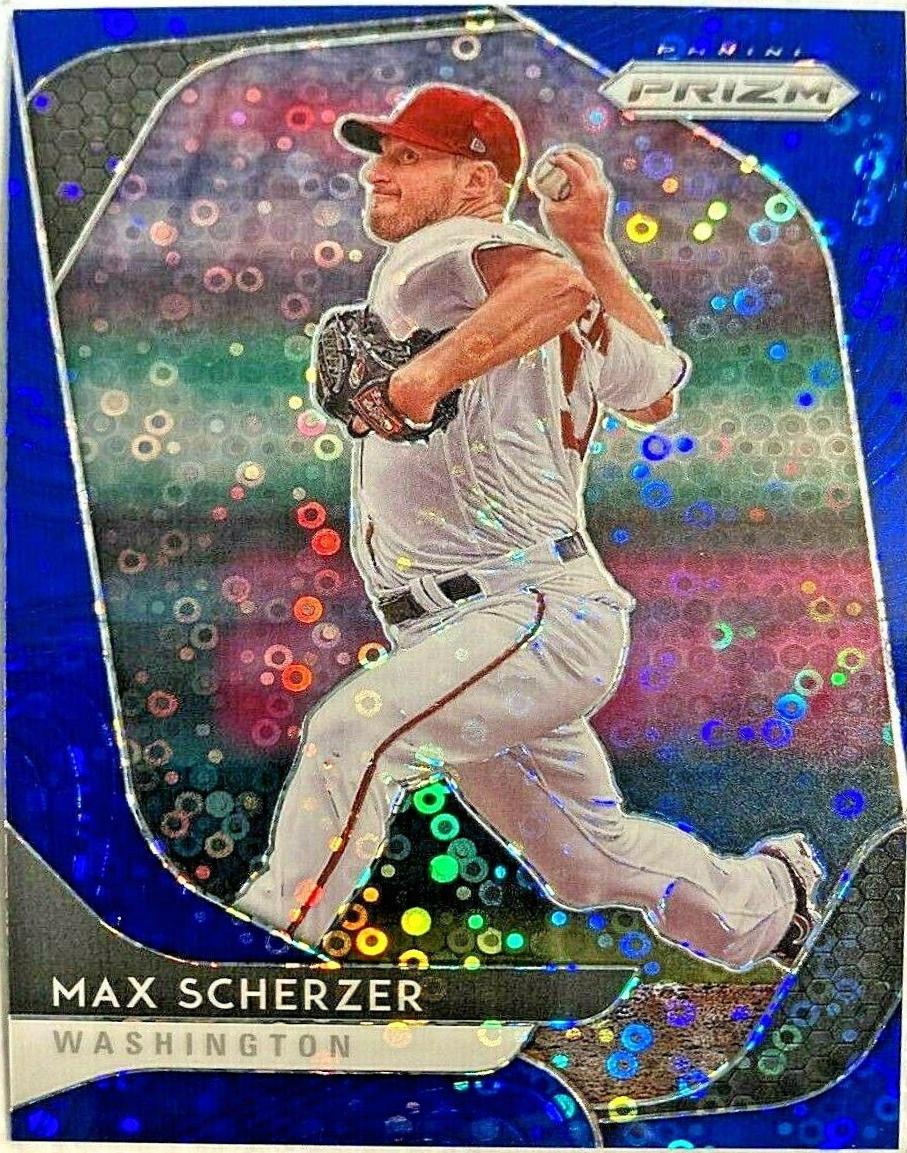 Max Scherzer [Blue Donut Circles Prizm] #191