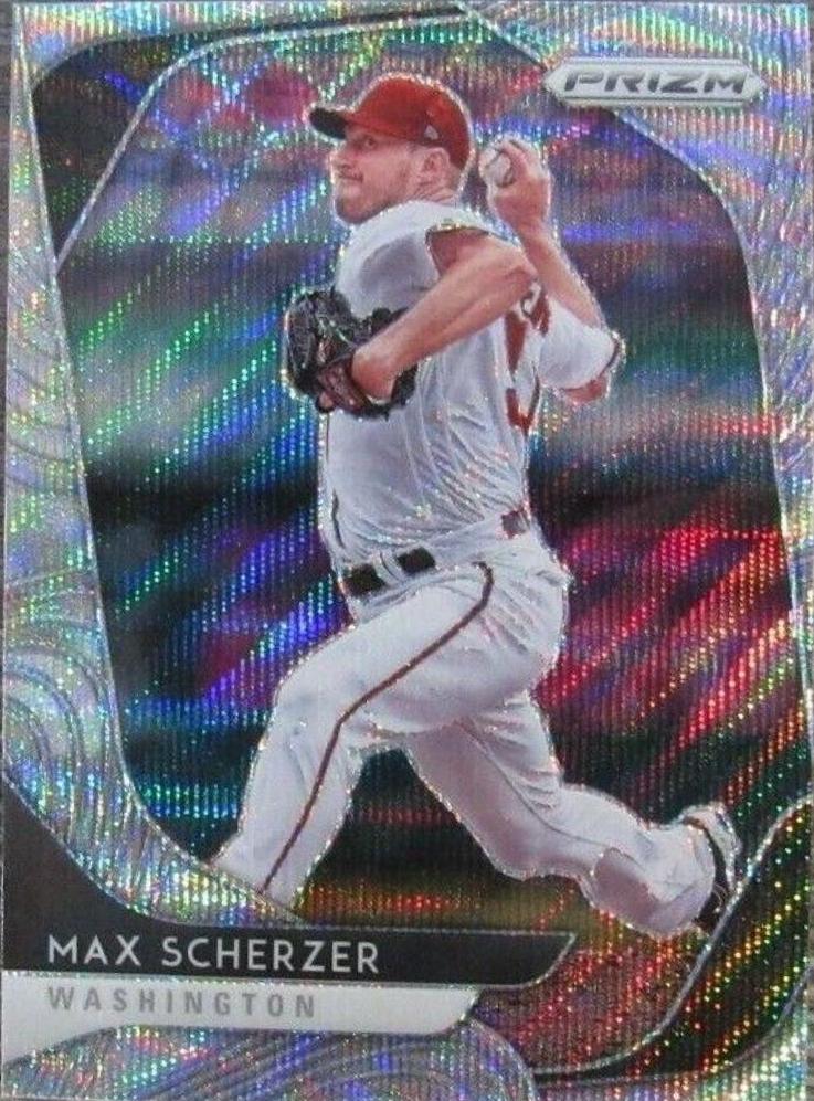 Max Scherzer [Blue Wave Prizm] #191