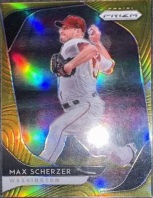 Max Scherzer [Gold Prizm] #191
