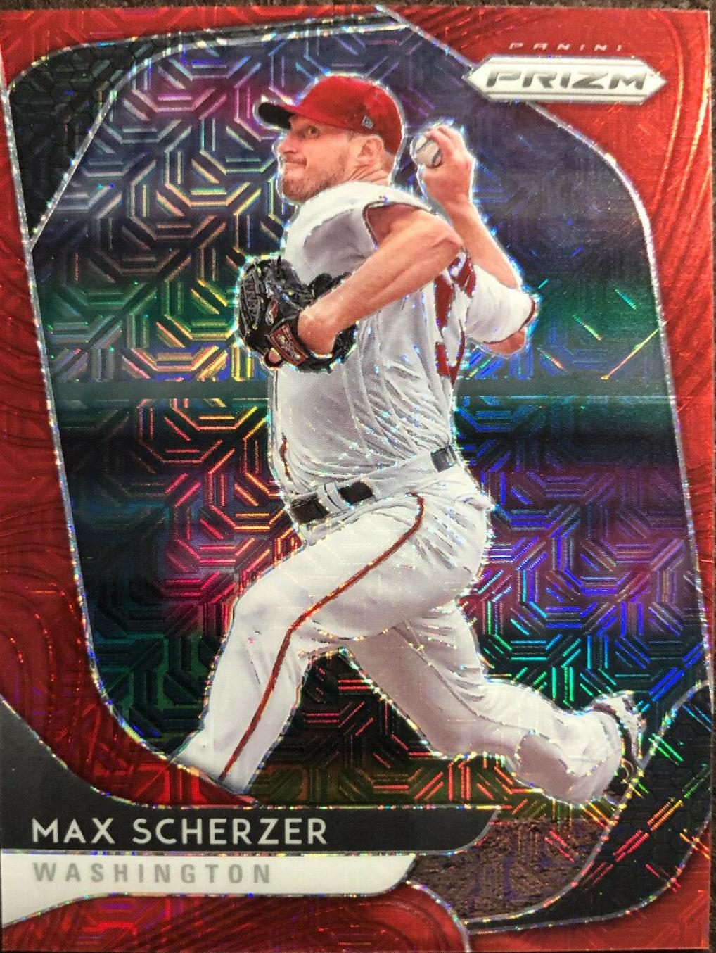 Max Scherzer [Red Mojo Prizm] #191