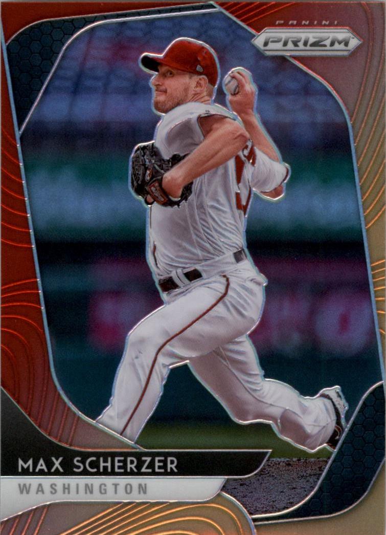 Max Scherzer [Red Orange Prizm] #191