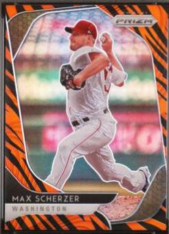 Max Scherzer [Tiger Stripe Prizm] #191