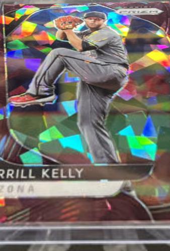 Merrill Kelly [Burgundy Cracked Ice Prizm] #222
